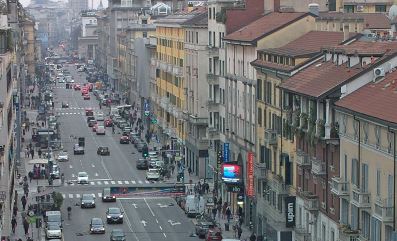 Milano Belváros webkamera Buenos Aires Corso